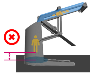 ACUAH Pseudo hologram stand use setting