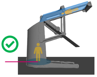 ACUAH Pseudo hologram stand use setting