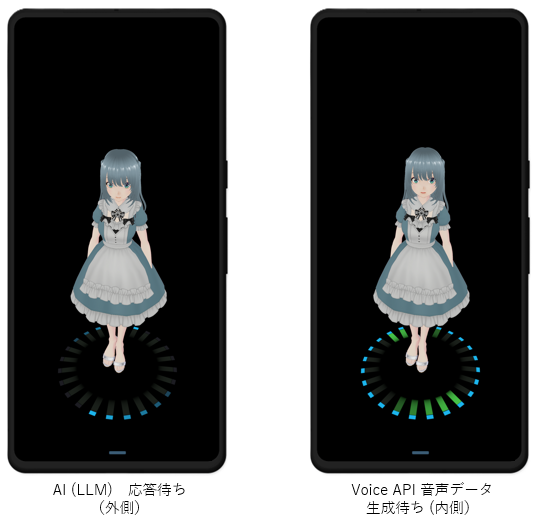 キャラクター表示画面-背景設定