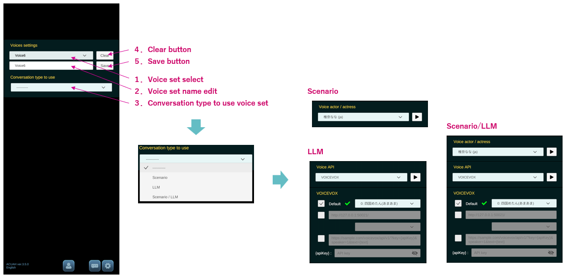 Voice Settings Scene - Voice setting1