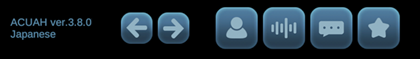 Buttons and Menus - Settings screen button panel 1