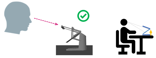 Pseudo-hologram stand